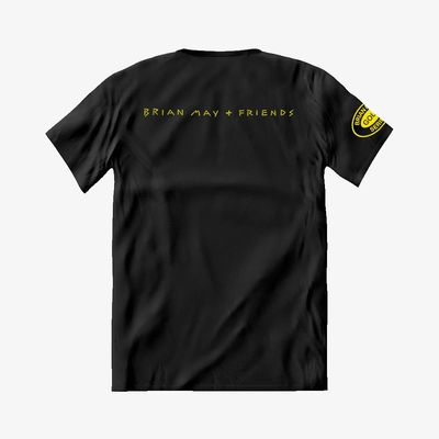 Camiseta Brian May - Star Fleet Classic Yellow Star Tee