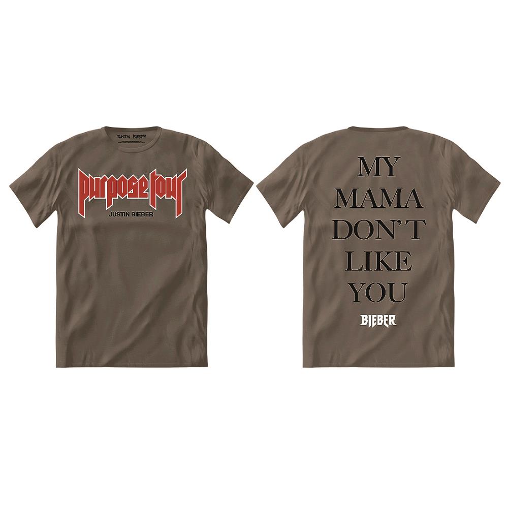 Camiseta Justin Bieber My Mama Dont Like You Universal Music Store