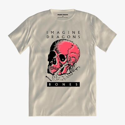 Camiseta Imagine Dragons - Natural Bones