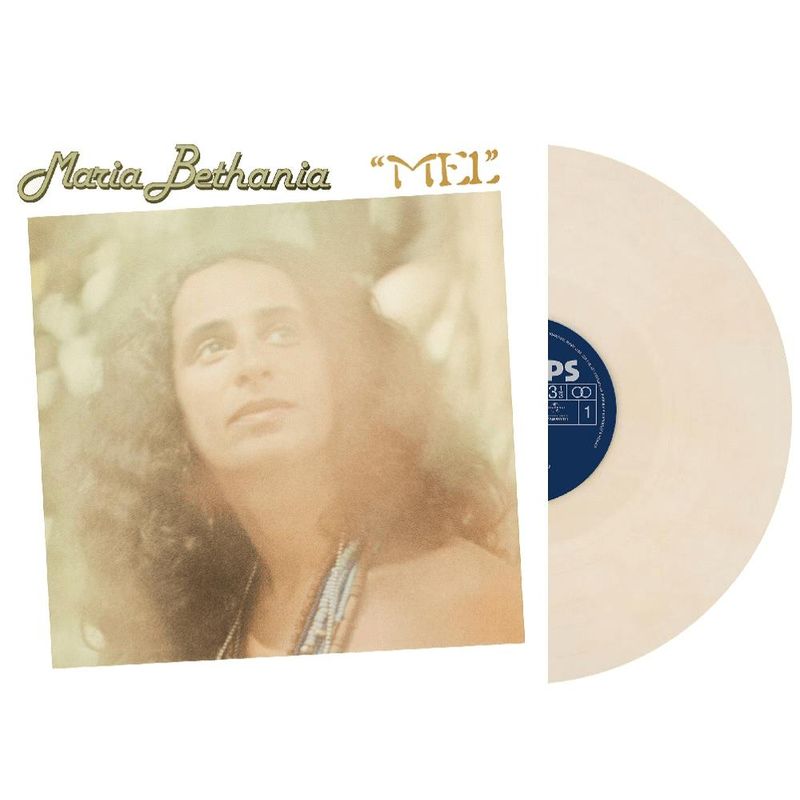 Vinil Maria Bethânia - Mel (1979) Creme Opaco Esfumaçado Vinil Maria Bethânia - Mel (1979) Creme Opaco Esfumaçado