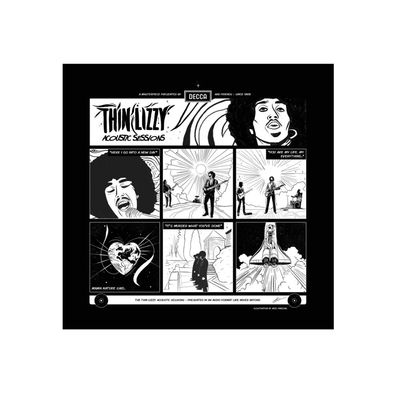 Vinil Thin Lizzy - The Acoustic Sessions (Alternative B&W Artwork and Marble) - Importado