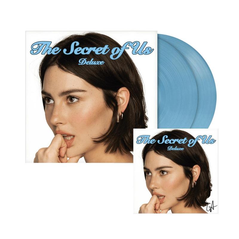 vinil-gracie-abrams-the-secret-of-us-2lp-deluxe-transparent-blue-card-autografado-importado-gracie-abrams-retorna-com-a-versao-delux-00602475433156-00060247543315