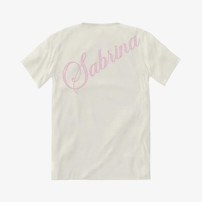 Camiseta Sabrina Carpenter - Espresso Photo Tee Off-White