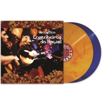 Vinil Engenheiros do Hawaii - Acústico (2004) 2LP Amarelo e Azul