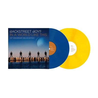Vinil Backstreet Boys - In a World Like This (2LP Blue/Yellow vinyl/10th Anniversary Deluxe Edition) - Importado
