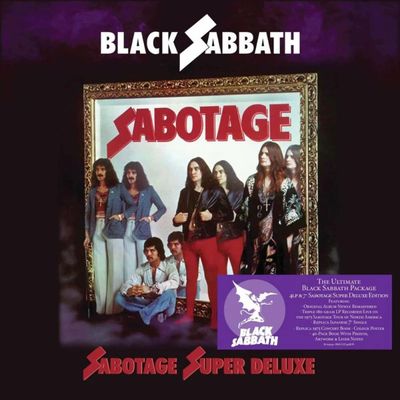 Box Black Sabbath - Sabotage (4LP+7" Single Super Deluxe Box Set) - Importado