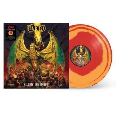 Vinil Dio - Killing the Dragon (Splatter Vinyl / Limited Edition Red & Orange Swirl LP) - Importado