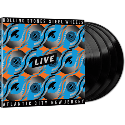 VINIL Quadruplo The Rolling Stones - Steel Wheels Live (Black Intl Version / 4LP) - Importado