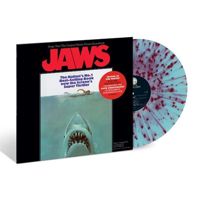 Vinil Jaws (Music From The Original Motion Picture Soundtrack) - "Blood in the Water" Blue + Red Splatter LP - Importado