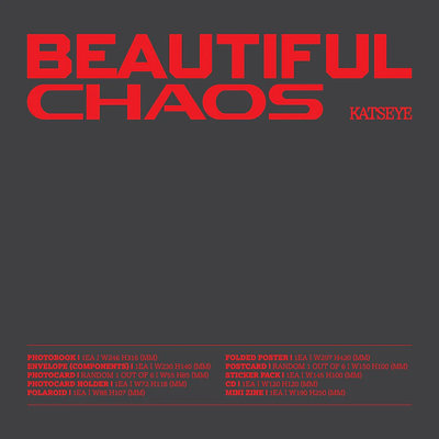 CD Katseye - BEAUTIFUL CHAOS (Beautiful Ver.) - Importado