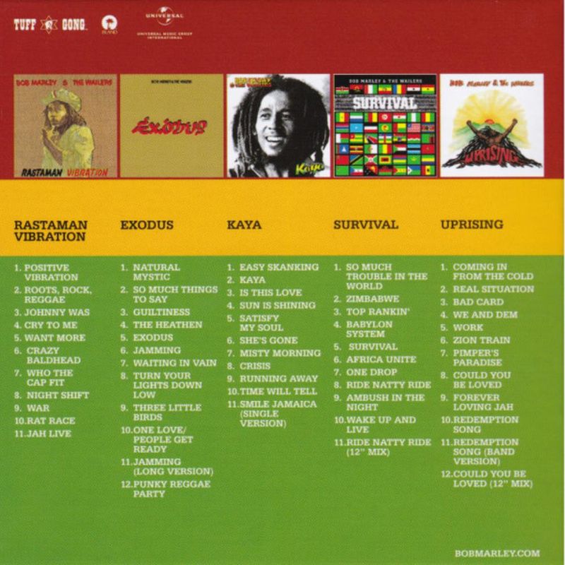 box-cd-bob-marley-the-wailers-5-classic-albums-importado-box-cd-bob-marley-the-wailers-5-clas-00600753598221-00060075359822